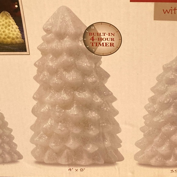 Loft Living 3-Piece LED Flameless Cristmas Tree Candle Set with Timer - Picture 14 of 16